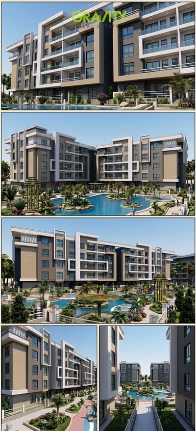 With a 40% discount, own a two-bedroom apartment in the best location in the Golden Square in the Gathering, in front of Patio Oro and minutes from Madinaty - Future City - the Capital
