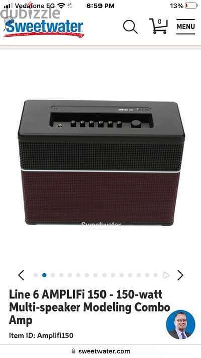 line 6 Amplifi 150 -159 watt Multi-speaker Modeling Combo Amplifier