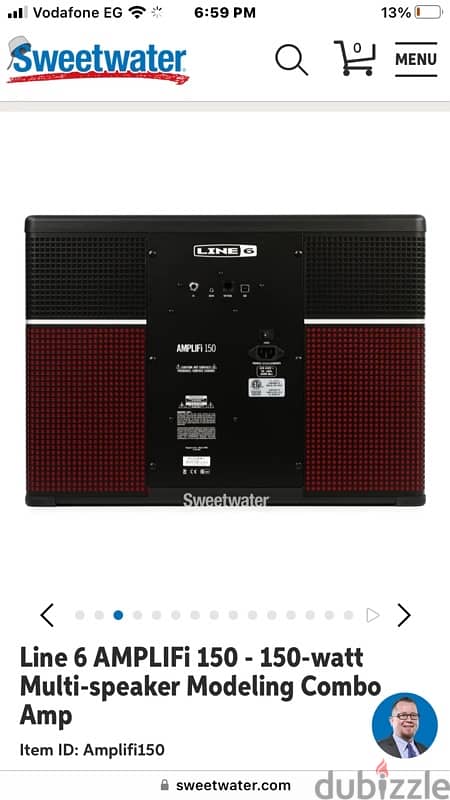 line 6 Amplifi 150 -159 watt Multi-speaker Modeling Combo Amplifier 2