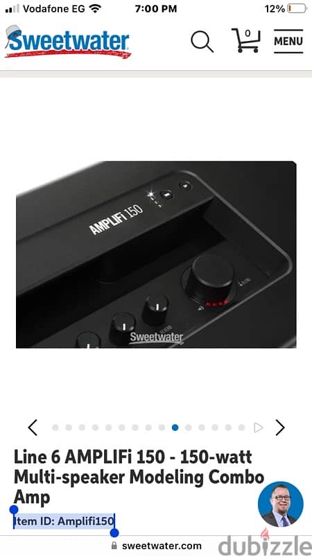 line 6 Amplifi 150 -159 watt Multi-speaker Modeling Combo Amplifier 5