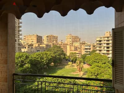 Apartment for sale fully furnished or unfurnished with an open view on a garden square on the extensions of Mohammed Farid and Farid Sameka, the most upscale and in-demand places in Heliopolis.