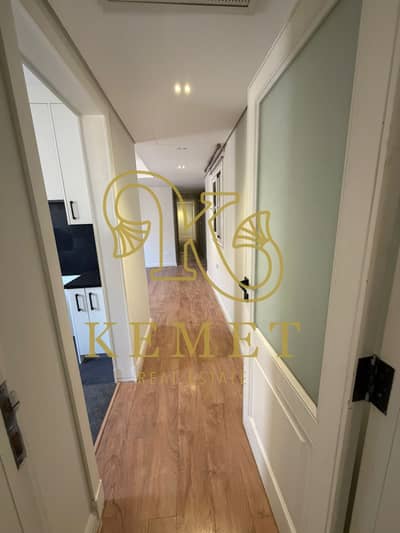 233 sqm apartment in New Lotus, second row from El Nady Axis, garden view, central AC,