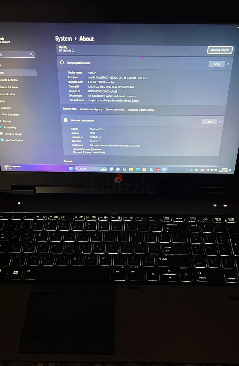 HP Zbook 15 G2 6