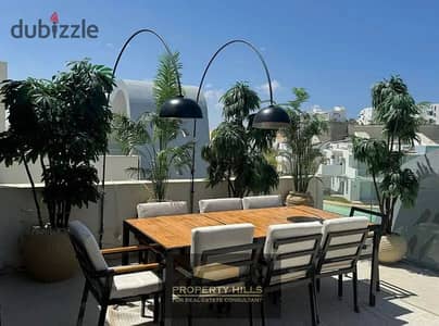 The Last Penthouse 4 Rooms, Finished Immediately in Sidi Abdul Rahman, Prime Location Next to Marassi and Hacienda Bay