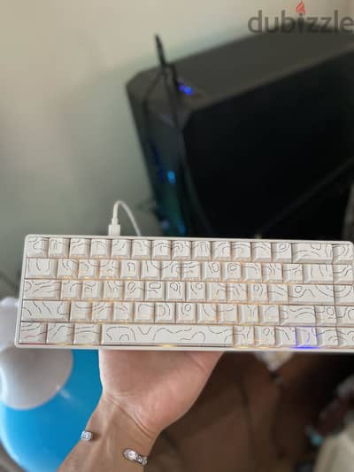 كيبورد ڤايتينج x68 he