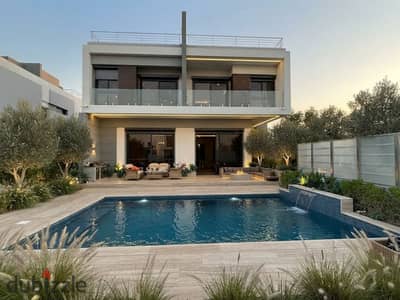 Standalone villa for sale at launch price in Patioside with easy installments near Patio Town minutes from AUC Hyde Park La Vista City and Waterway