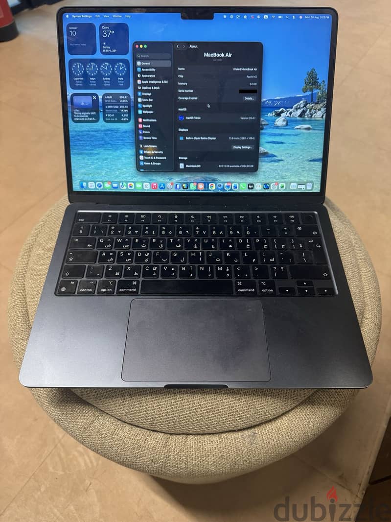 Maximum Specs 13" Midnight Macbook Air 2