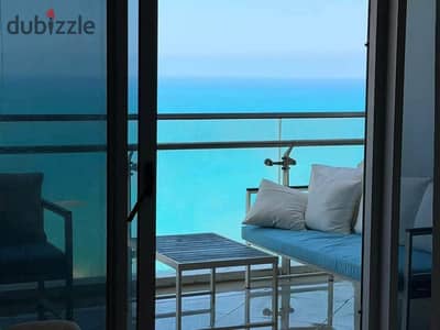 Invest or move in now fully ready sea view chalet with high rental returns in Ras El Hekma Bay near Caesar in Maden Ras El Hekma
