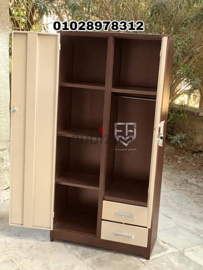 دولااب صاج محمل ضلفتين بدورجين و ٢ كالون