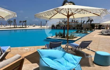 Ready to Move Chalet Sea View Fully Finished With ACs, Installments up to 10 Yrs ( North Coast )