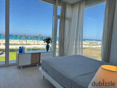 Ready sea view chalet in Silver Sands with panoramic location for sale in Sidi Heneish near Almaza Bay Marsa Bagoush Beit El Bahr and Alam El Roum