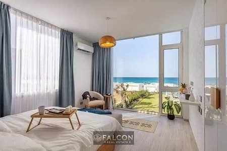 35% off, first row chalet, stunning 100% sea view, Cali Coast Ras El Hekma, near Koun, South Med & Fouka Bay,lavista , modon,alamein