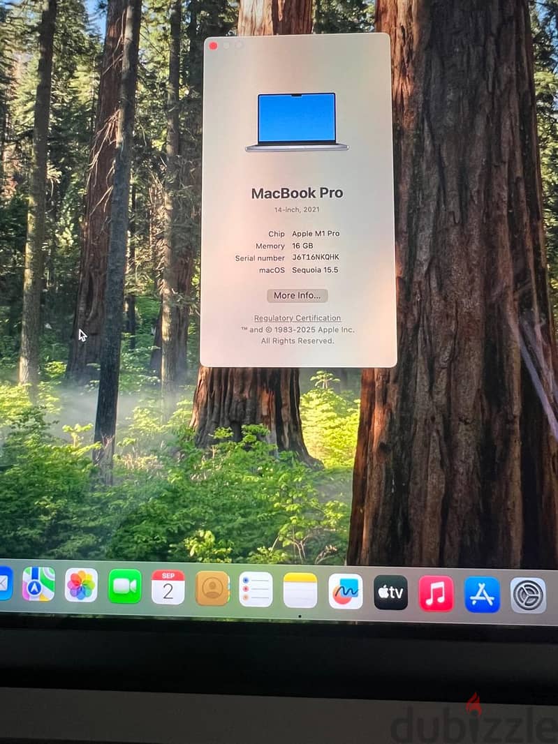 Macbook pro m1 pro 16/512 94% battery 2