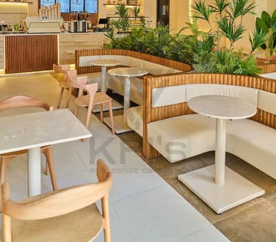 محل لقطه 116متر للايجار ( كافيه او مطعم ) لوكيشن مميز في ميفيدا متشطب بالكامل - Shop 116 SQM for rent (cafe or restaurant), prime location in Mivida,