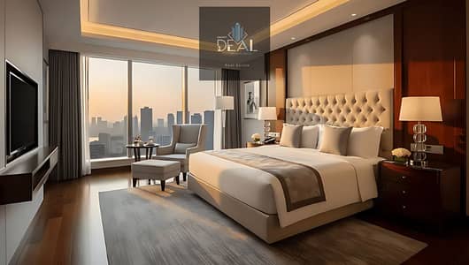 شقة فندقية 35م² في Downtown بالعاصمة الإدارية، Fully Finished بإدارة Hilton، قريبة من النهر الأخضر والبرج الأيقوني والحي المالي ومحور بن زايد.