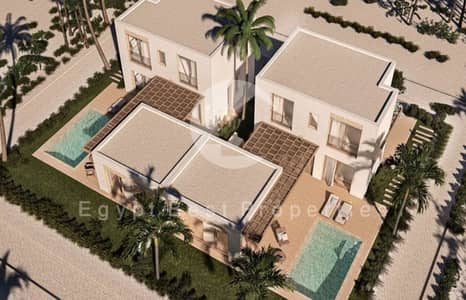 3-Bedroom Twinhouse with Direct Lagoon View in Ramla | 5% Down Payment & Equal Installments Over 8 Years | Premium Opportunity in Ras El Hekma