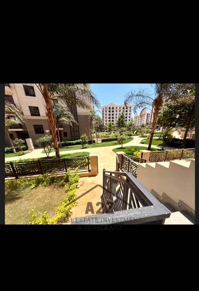 For rent furnished in Celia Compound, New Administrative Capital, ground floor with garden, new furniture, overlooking a garden, ready for living