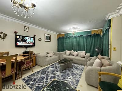 شقة مفروشة للإيجار مكيفة ف مدينة نصر عمارات التوفيق محطة مترو الاستاد استاد القاهرة شارع يوسف عباس الطيران