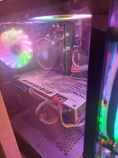 Pc + monitor i5 16gb ram 8 gb graphic card 128ssd 512hdd
