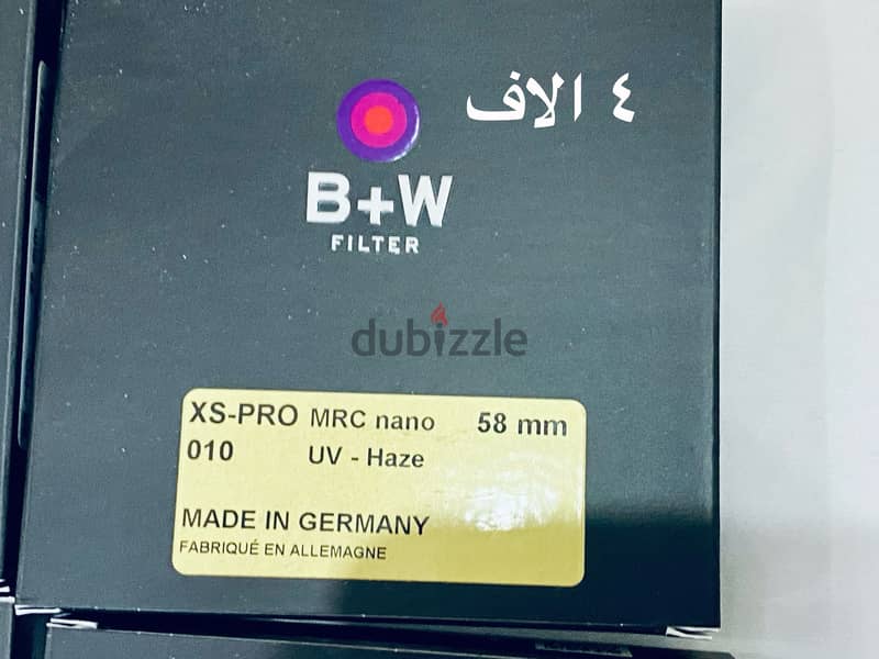 B+W camera filter UV POL ND Filters 7