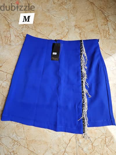 Royal blue skirt