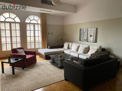 Elegant apartment for rent in Sarayat El Maadi, located in a quiet and prestigious area, featuring 3 spacious bedrooms and 2 bathrooms, offering comfort, privacy, and an ideal living experience.