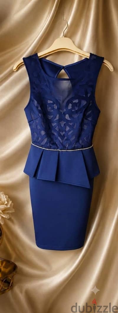 Navy Blue Night Dress