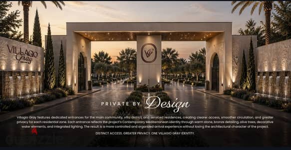 Investment opportunity! Own a townhouse on Dahshour Link Road, 2nd from Wahat Road, in Villaggio Grey. Highly competitive launch prices, 5% down payme