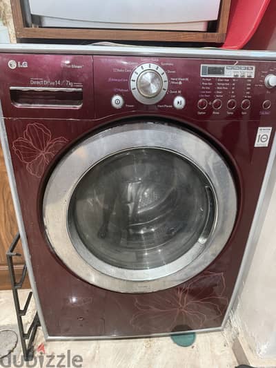 غسالة LG أوتوماتيك + Dryer للبيع LG washer dryer