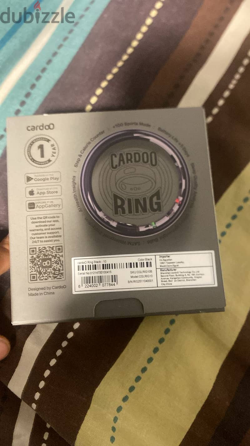 Cardoo ring size 10 3