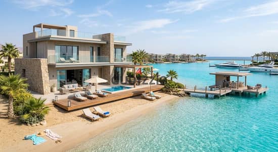 فيلا stanalone مع Private Pool على بعد 300 متر من بحر راس الحكمه أفضل فرصه للاستثمار فى راس الحكمه الساحل الشمالى بجوار واترواى سمر كالى كوست فوكا باى