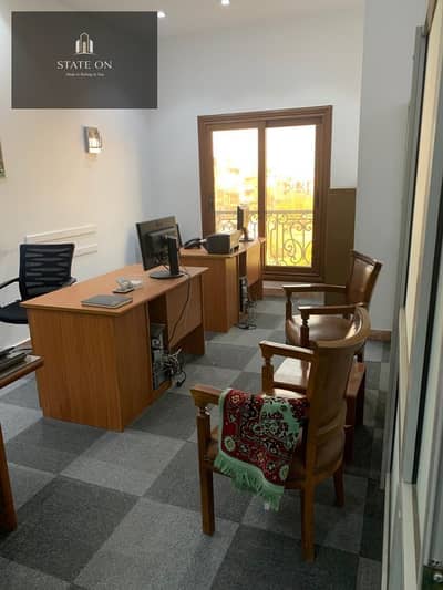 Furnished administrative headquarters for rent in the Fifth Settlement | 180m | 3 rooms + 3 receptions | South of the Academy B