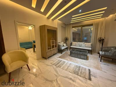 Furnished Duplex for Rent with garden 3 rooms in Hay 16 Elsheikh Zayed