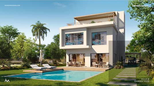 Villa 3-Bedroom for Sale in Makadina, Makadi Bay | Flexible Payment Plan | Fully Finished | Spacious Garden | Up to 30% Discount