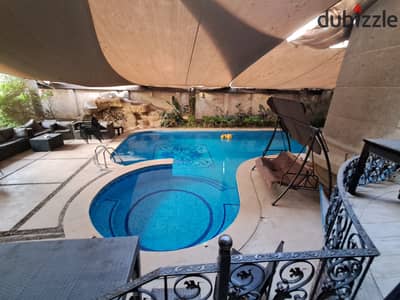 Furnished apartment for rent 400m with a swimming pool