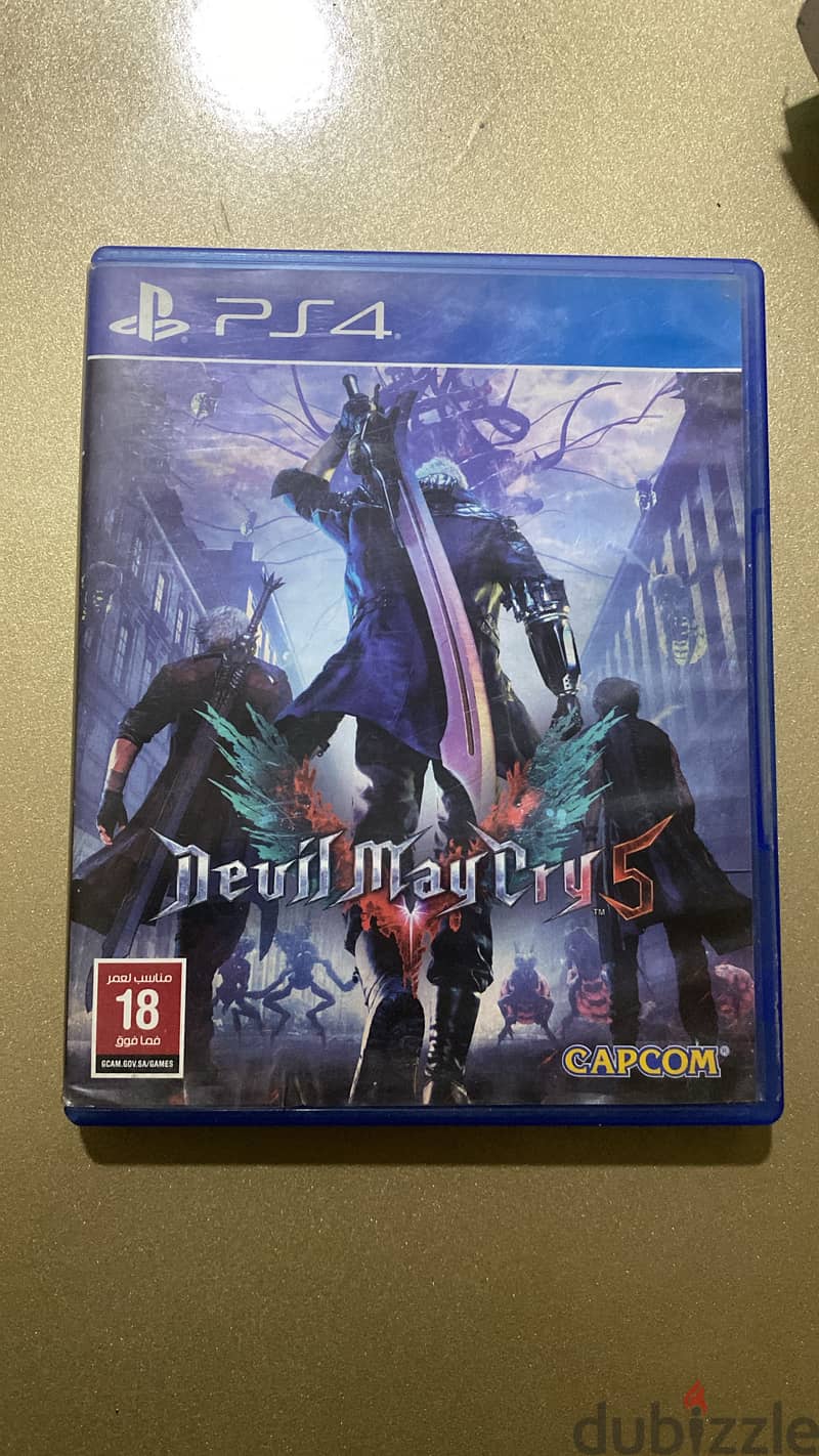 Devil may cry 5 للبيع ps4 4