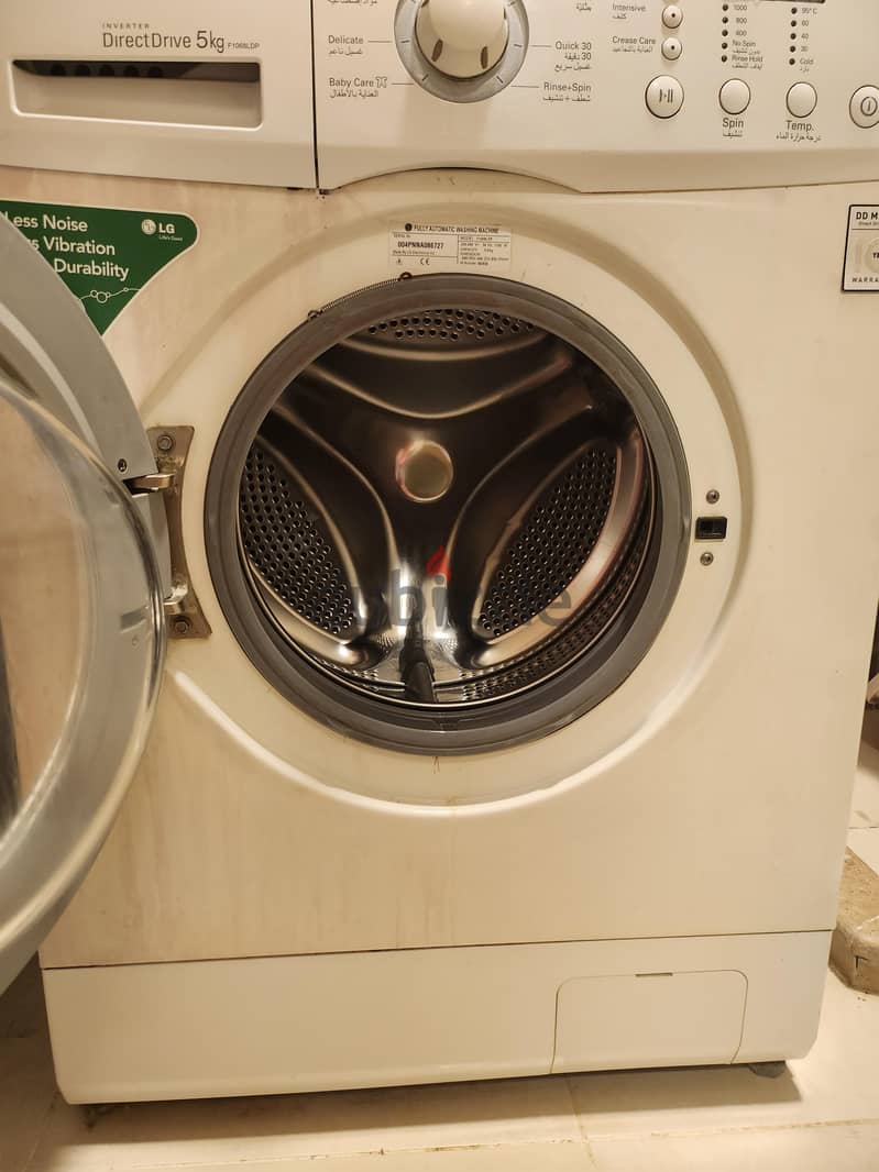 غسالة lg direct drive invertet 2