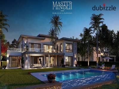 Ready to move Twin house for sale with installments till 2030 in Swan Lake Residence by Hassan Allam