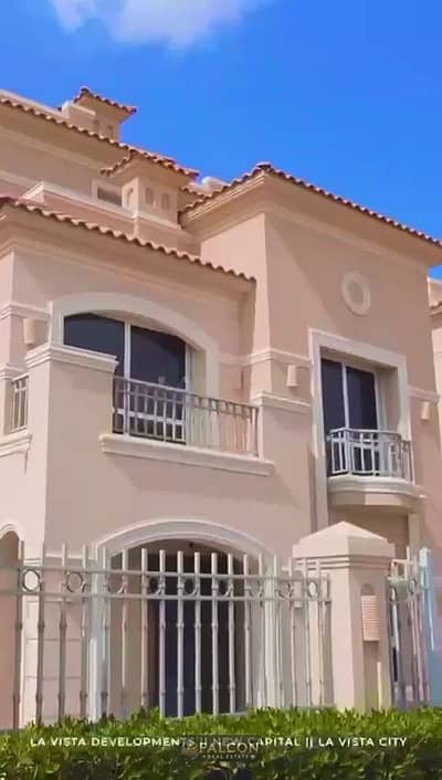 Standalone villa for sale ready to move fully finished in a prime location in the New Capital directly on the Middle Ring Road and Bin Zayed Axis