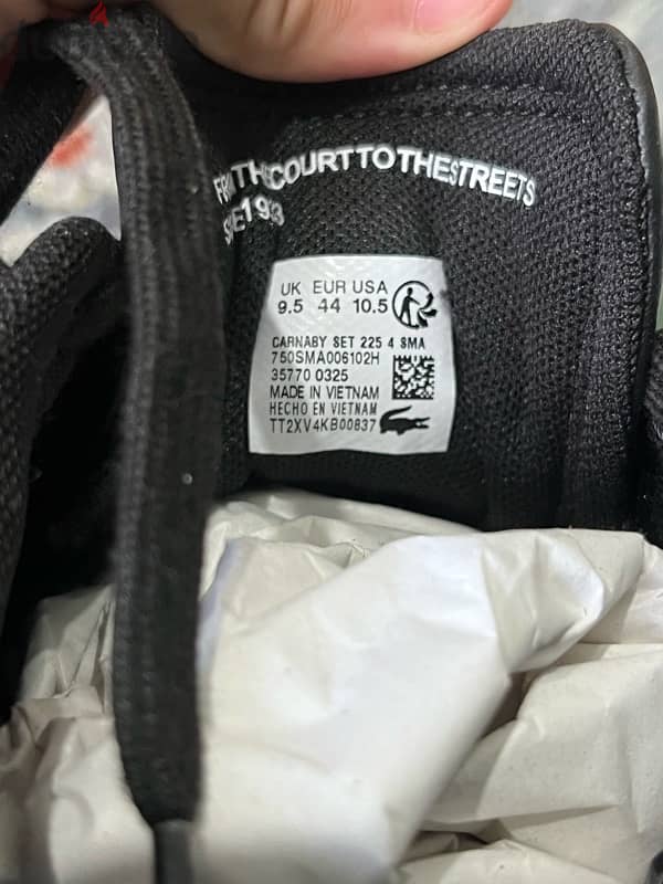 NEW original Lacoste sneaker 4
