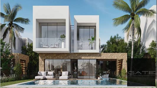 **Fully Finished Twin House | Prime Lagoon & Sea View | A/Cs Included | Azha North Coast**