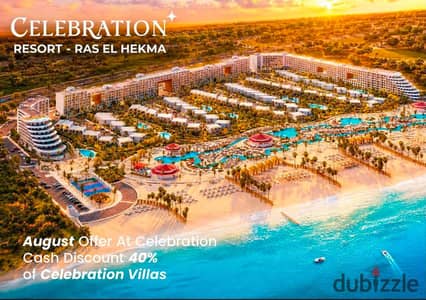  توين هاوس بإطلالة بحر في Celebration North Coast 