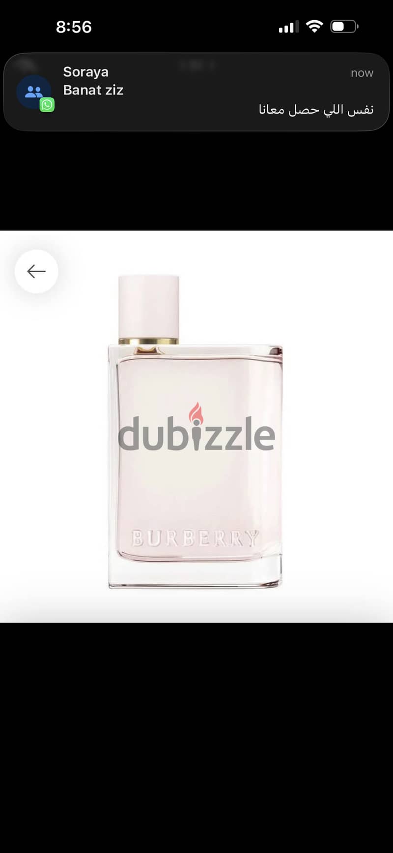 Original Burberry her with box 1