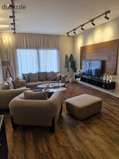 Apartment with two furnished rooms for rent in Galleria Moon Valley (Galleria Moon Valley) - New Cairo