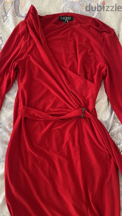 Lauren Ralph Lauren Red Wrap Dress – US 4/ small