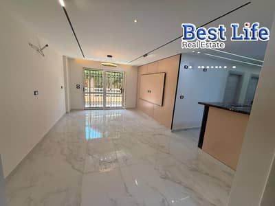 شقة للبيع في مدينتي B6 | أرضي 97 م +ب 50م | فيو وايد جاردن  | 3 غرف منهم ماستر | تشطيب فندقي