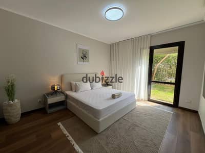 Apartment in Garden 217m best layout  prime location in Taj on Golf Direct with an immediate discount on the Suez Road near Nasr City Rehab Saada Firs