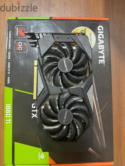 Gtx 1660 Ti gigabyte OC 6gb