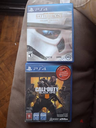 Call of Duty : Black Ops 4 and Star Wars Battlefront
