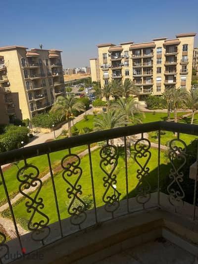 For sale in Al-Rehab, an apartment of 119 sqm with a wide garden view in Phase Seven
